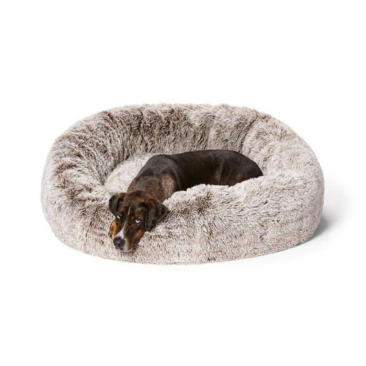 Snooza Soothing Cuddle Dog Bed - Brown