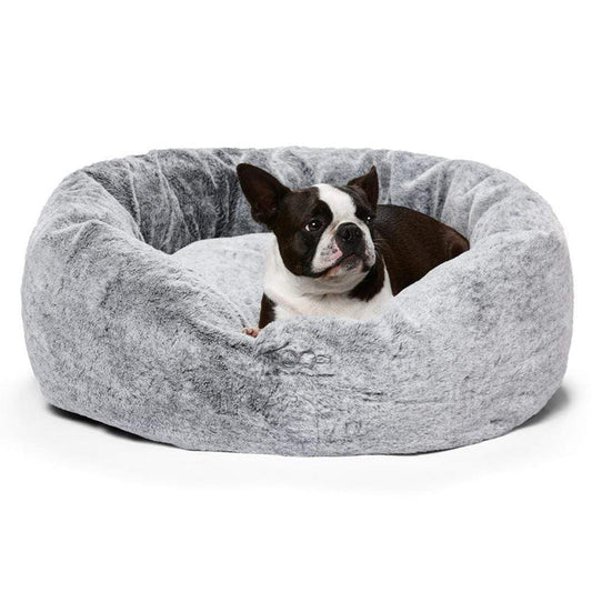 Snooza Soothing Cuddle Dog Bed - Gray