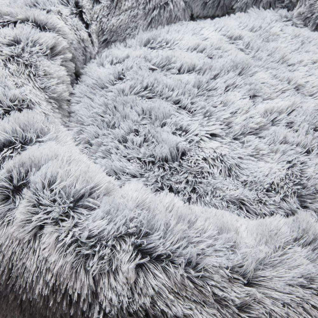 Snooza Soothing Cuddle Dog Bed - Gray